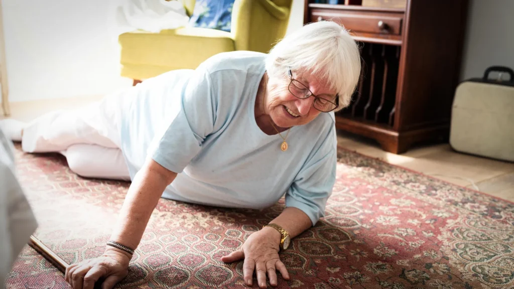 Why your mind is also sabotaging your stability as you age senior woman on floor fall distress.webp.webp