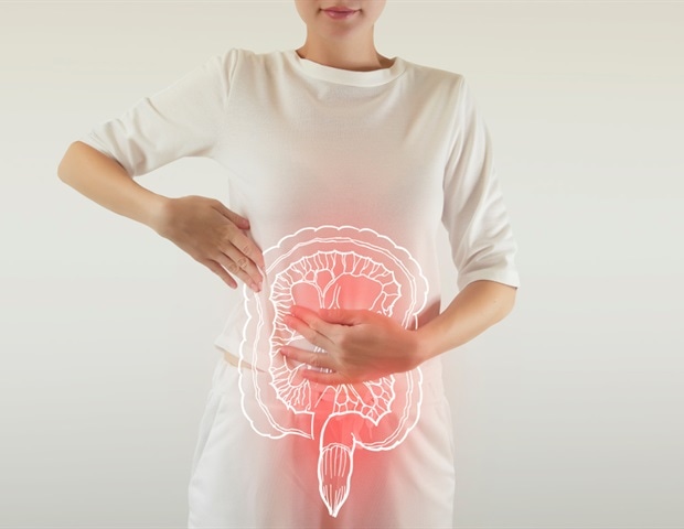 First-of-its-kind being pregnant hormone check unearths why feminine IBD sufferers face serious symptom flares digital composite of highlighted red painful intestine of woman health care 26 mi viri m1 e6797.jpeg
